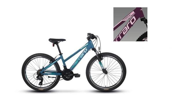 CARRARO FORCE 401 KADIN DAĞ BİSİKLETİ 325H V 24 JANT 21 VİTES MAT MÜRDÜM PEMBE - Image 1