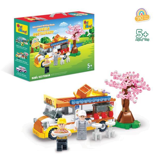 Ogi Mogi Toys Eğitici Bloklar Mobil Restoran 310 Parça Yapı Seti - Image 1