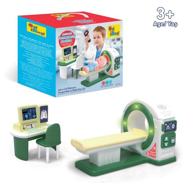 Ogi Mogi Toys Işıklı ve Sesli Bilgisayarlı Tomografi Makinesi Medikal Oyun Seti - Image 1