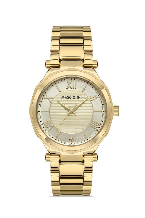 Mascionni M.1.2147.02 Altın Renk Kadın Kol Saati-MA124 - Image 1