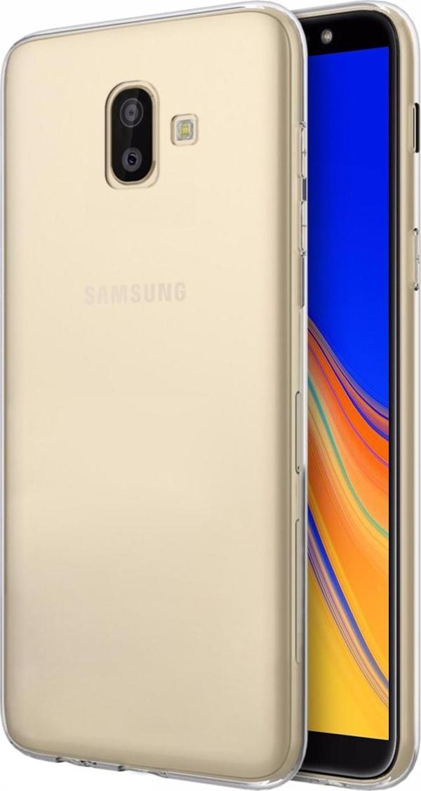 Microsonic Samsung Galaxy J6 Plus Kılıf Transparent Soft Beyaz - Image 1