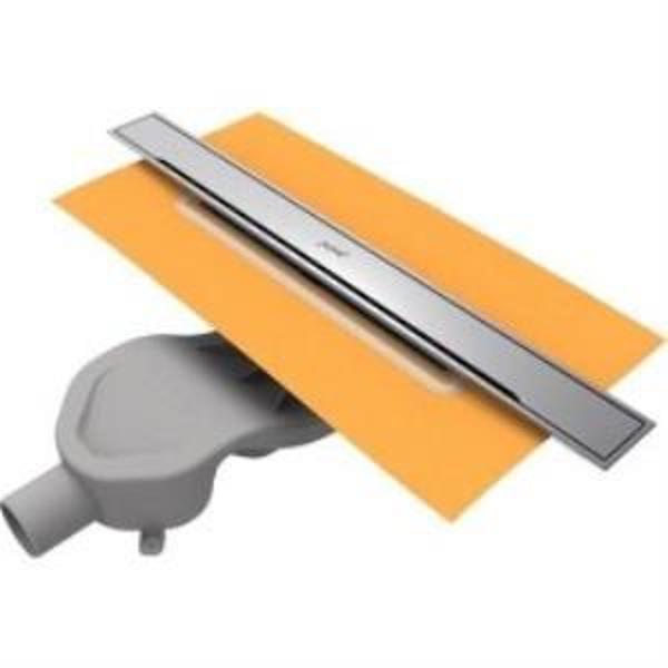 Hüppe Galata A Duş Kanalı, Yandan Çıkışlı, 40cm, Mat Satine, 47H0021000000013 - Image 1