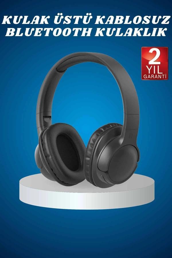 Kulak Üstü Kablosuz Bluetooth Kulaklık Yüksek Ses Kaliteli ANC Özelliği - Image 1
