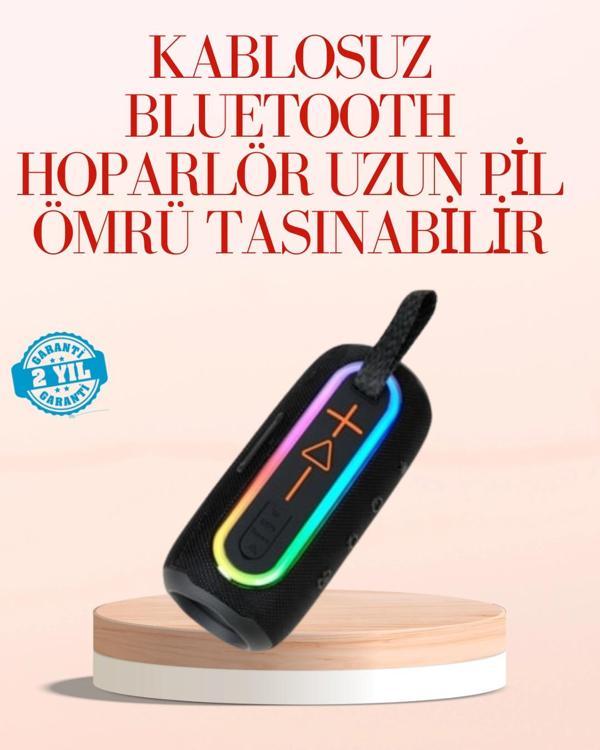 Taşınabilir Bluetooth Hoparlör Kırmızı IP67 Su Geçirmez - Image 1