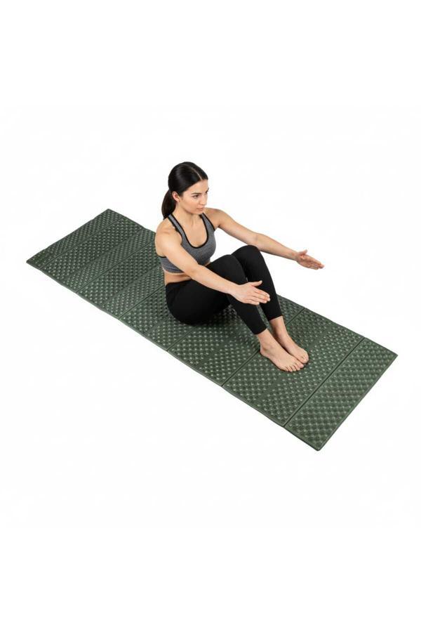 Ultra Hafif Katlanır Yoga & Pilates Matı - Yer Kaplamayan 10 mm. - Image 1