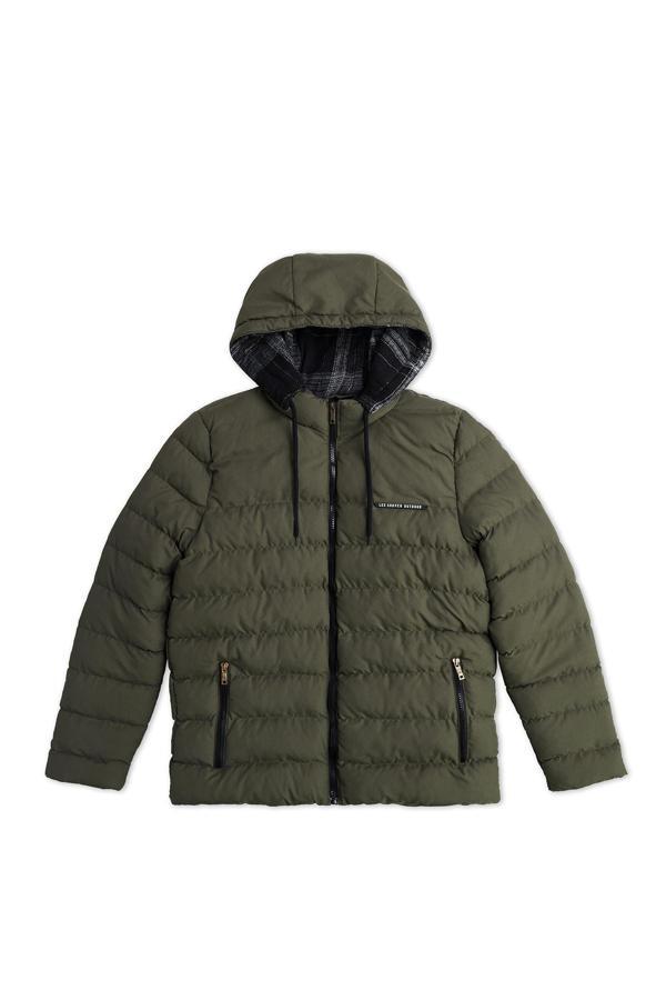 Lee Cooper Glory Kapitoneli Regular Fit Kapüşonlu Erkek Mont 251 LCM 232016 5201 HAKİ - Image 1