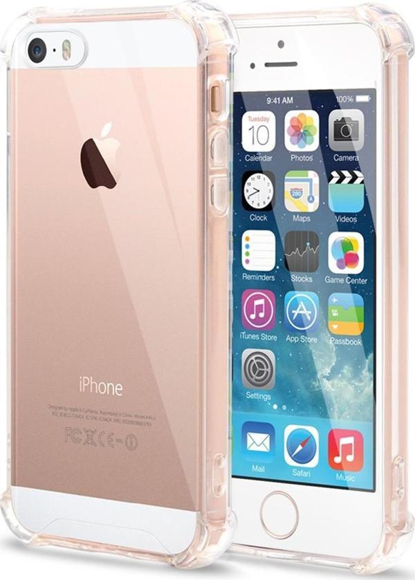 Microsonic Shock-Absorbing Kılıf Apple iPhone SE Şeffaf - Image 1