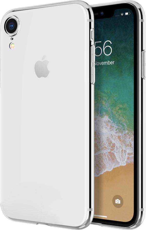 Microsonic Apple iPhone XR (6.1'') Kılıf Transparent Soft Beyaz - Image 1