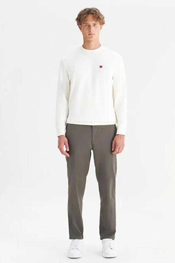 Wrangler Pamuklu Slim Fit Normal Bel Dar Paça Erkek Pantolon WM01200001 UUL KOYU HAKİ - Image 1