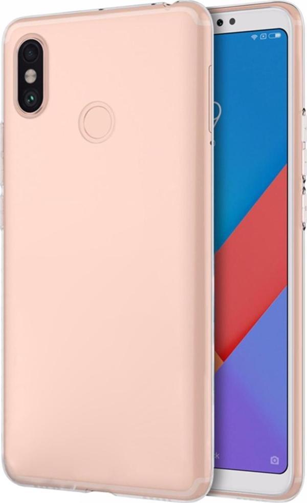 Microsonic Xiaomi Mi Max 3 Kılıf Transparent Soft Beyaz - Image 1
