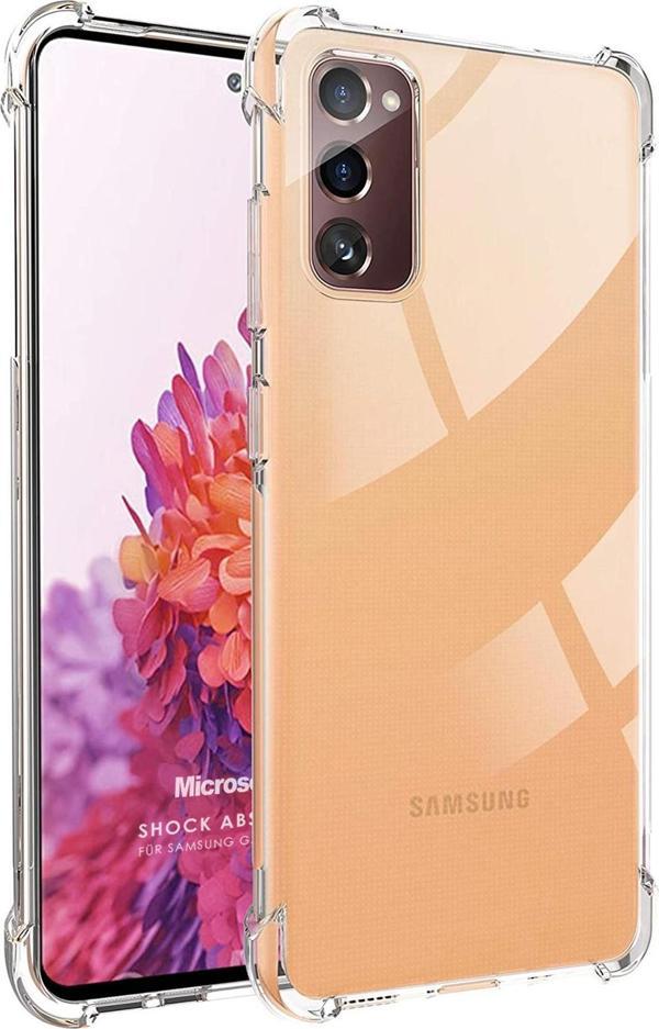 Microsonic Samsung Galaxy S20 FE Kılıf Shock Absorbing Şeffaf - Image 1