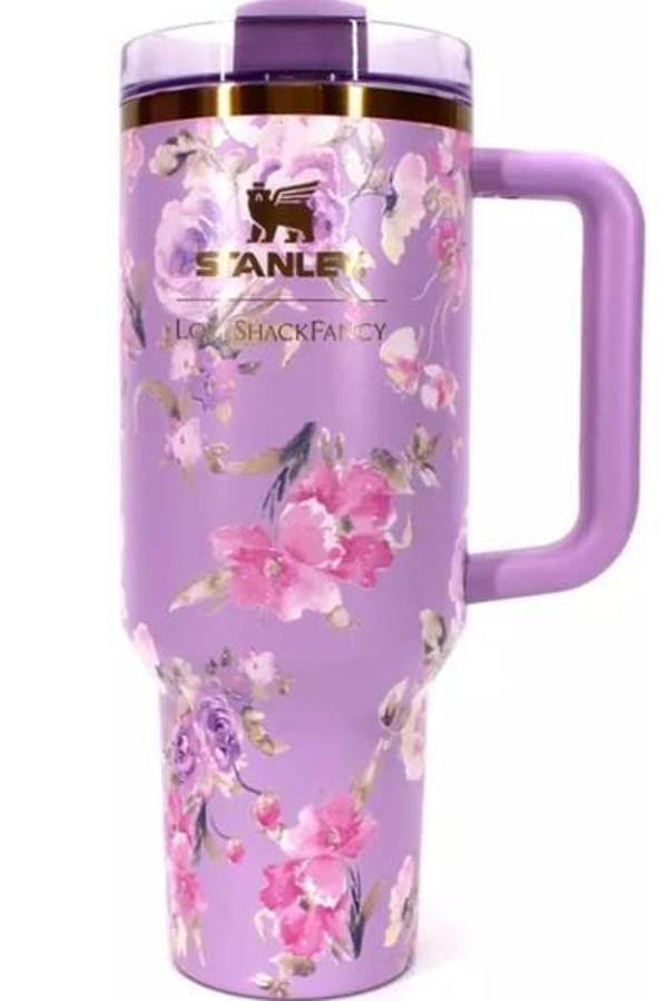 Stanley Loveshackfancy 40OZ Ribbon Rosa - Image 1