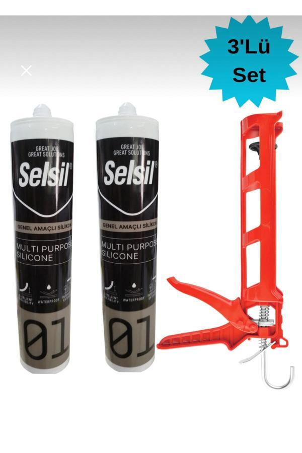 Selsil 2 Adet “Şeffaf Ve Dayanıklı: Silikon İle Hatasız Montaj” - Image 1