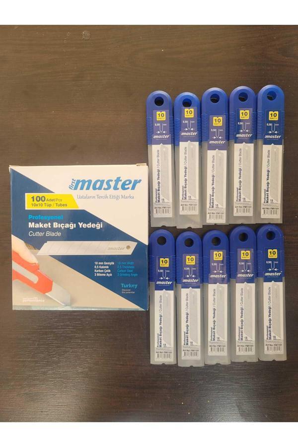 Master 100'Lü Maket Bıçağı Yedek Ucu – Dayanıklı Ve Keskin Bıçak Seti - Image 1