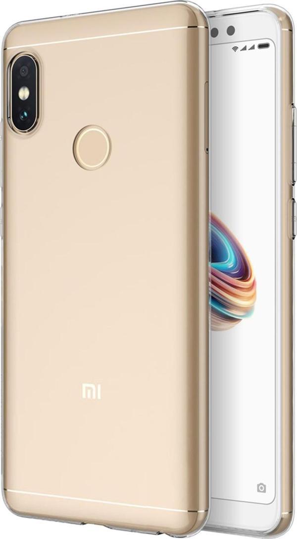 Microsonic Xiaomi Redmi Note 5 Pro Kılıf Transparent Soft Beyaz - Image 1
