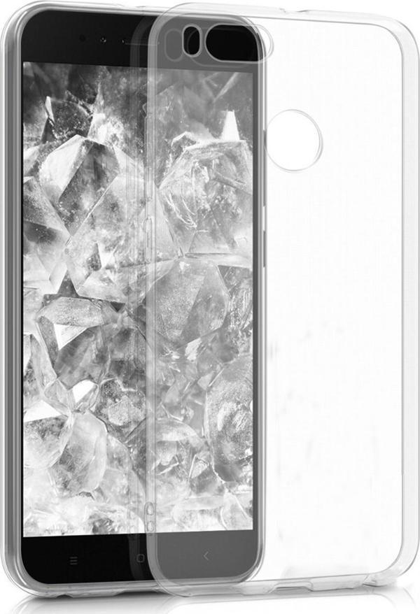 Microsonic Xiaomi Mi A1 Kılıf Transparent Soft Beyaz - Image 1