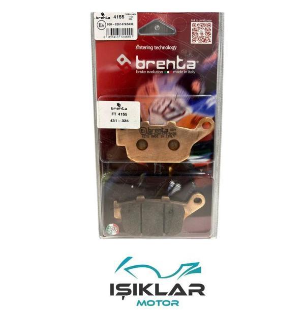 Mondial Drift L 125 Arka Fren Balata Sinterli Brenta IŞK0009 - Image 1