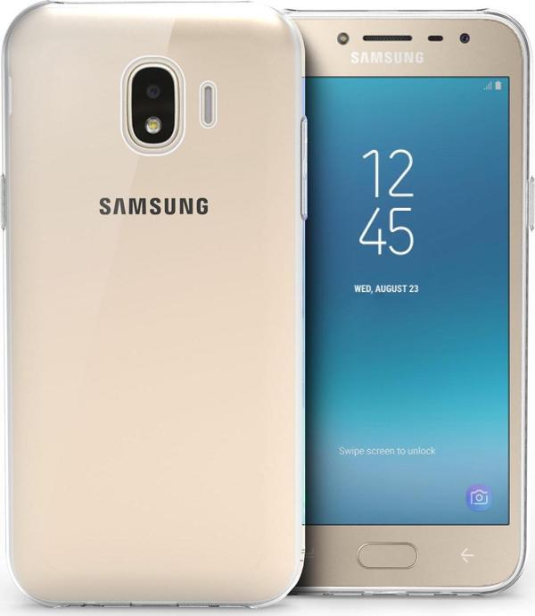 Microsonic Samsung Galaxy J2 Pro 2018 Kılıf Transparent Soft Beyaz - Image 1