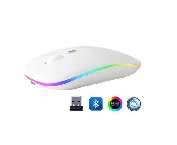 ZR215 Cba100 Rgb Beyaz Şarjlı Mouse - Image 1