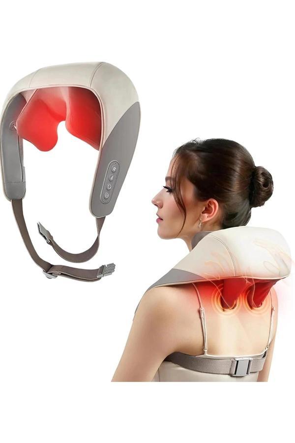 Şarjlı Ovmalı Isıtmalı Masaj Aleti Insan Eli Yoğurma Hissi - Image 1