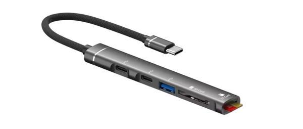 ZR562 Type-C 5 İn 1 Usb Hub Card Reader - Image 1
