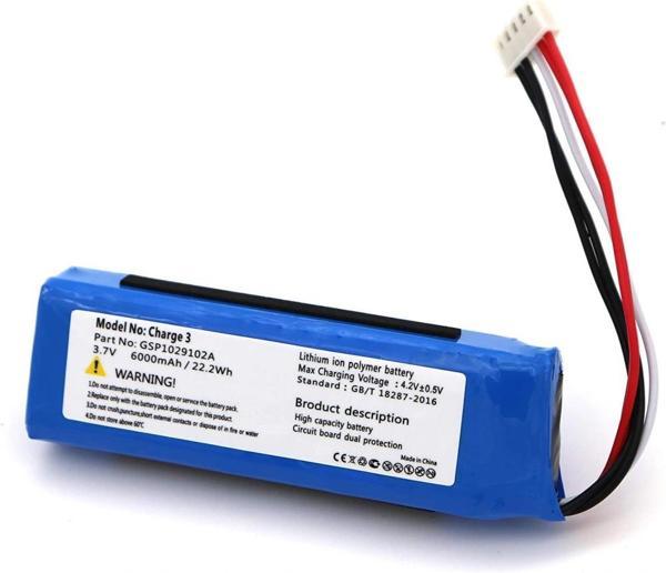 Charge 3 uyumlu 3.7v 6000 mah Soketli Batarya - Image 1