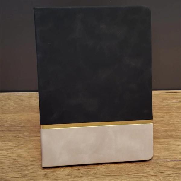 Siyah Çizgili Deri Defter - Image 1