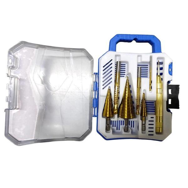 Çantalı 7 Parça Kademeli - Freze Matkap Ucu Seti - Image 1