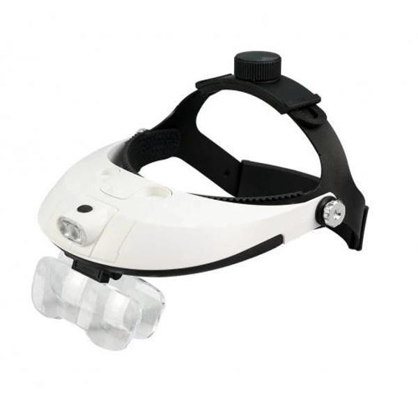 5 Mercekli Çok Fonksiyonlu, Başlık Tip Işıklı Büyüteç 81001h - Image 1