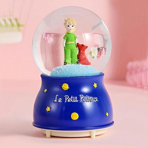Küçük Boy Küçük Prens Kar Küresi Işıklı 6.5 cm - Image 1