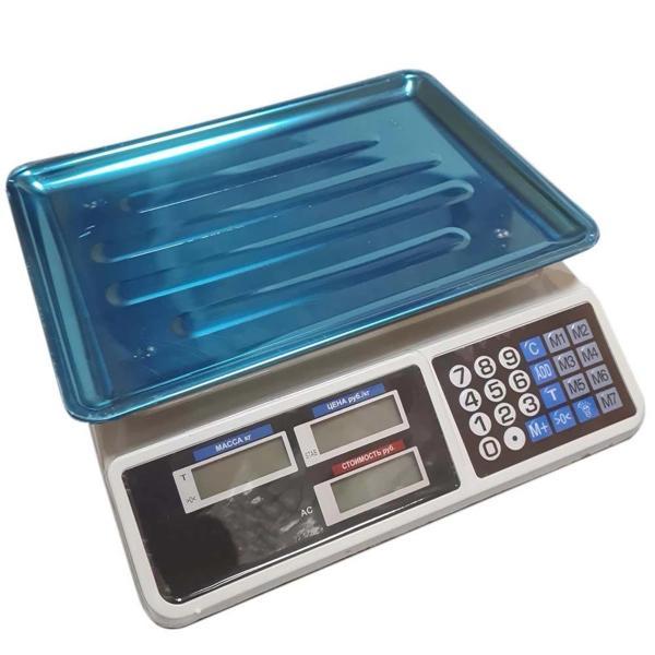 Metal Ölçüm Tartısı Elektronik Terazi Bakkal Manav Market Ve Pazarcı Tartısı 40 Kg - Image 1