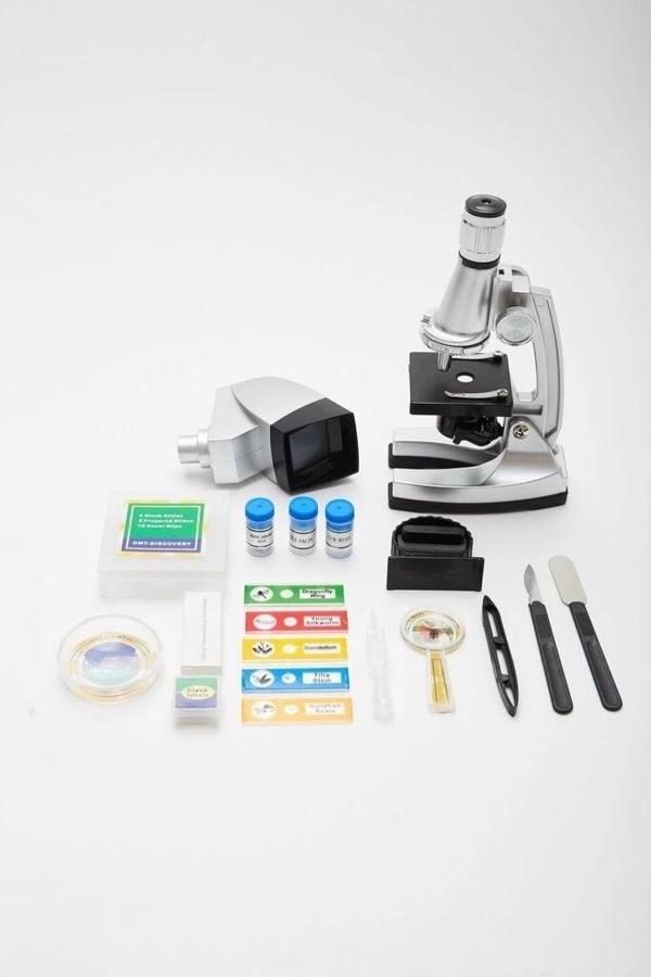 50x100x200x400x6001200x  Çocuklariçin Eğitici  Projektörlü Mikroskop Seti - Image 1