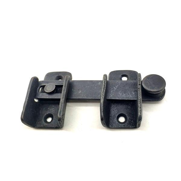 Antika Tarz Dekoratif Pirinç Kapı Mandalı - 57x115 mm, Oksit - Image 1