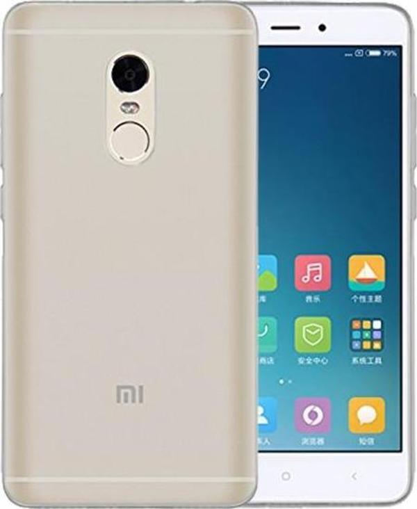 Microsonic Xiaomi Redmi Note 4X Kılıf Transparent Soft Beyaz - Image 1