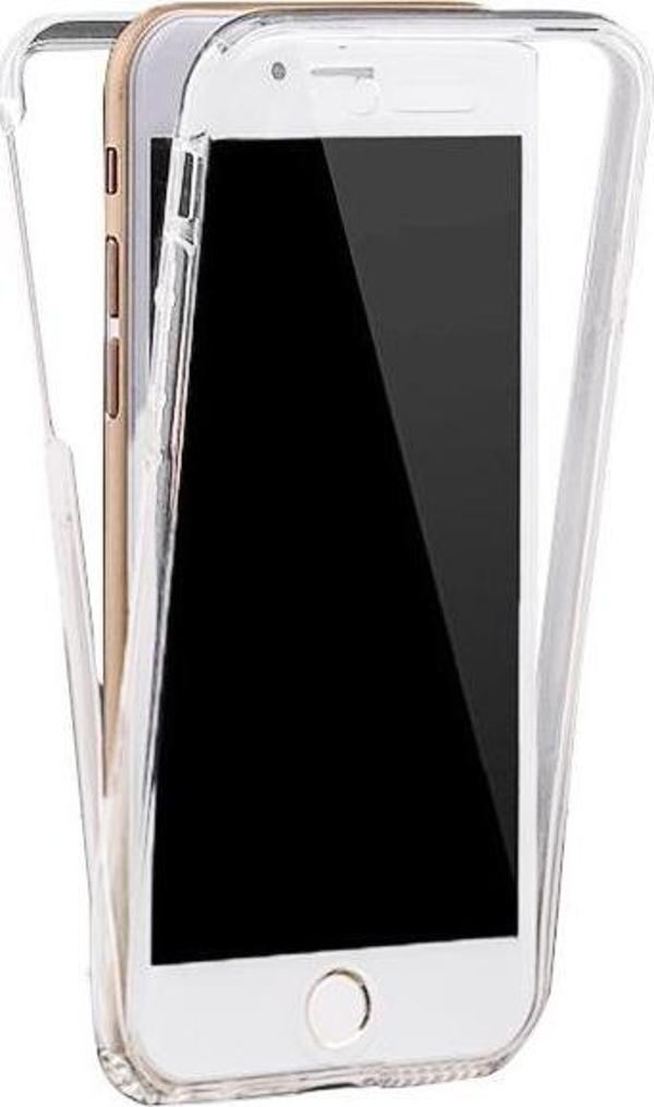 Microsonic iPhone 7 Kılıf 6 tarafı tam full koruma 360 Clear Soft Şeffaf - Image 1