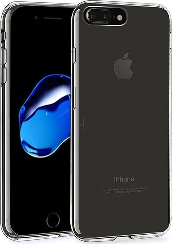 Microsonic iPhone 7 Plus Kılıf Transparent Soft Beyaz - Image 1