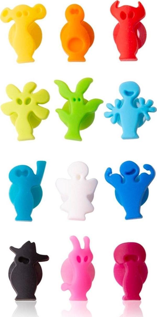 Vacu Vin 78633606 Bardak Markörleri Partileyen Figürler 12 parça Kutulu - Image 1