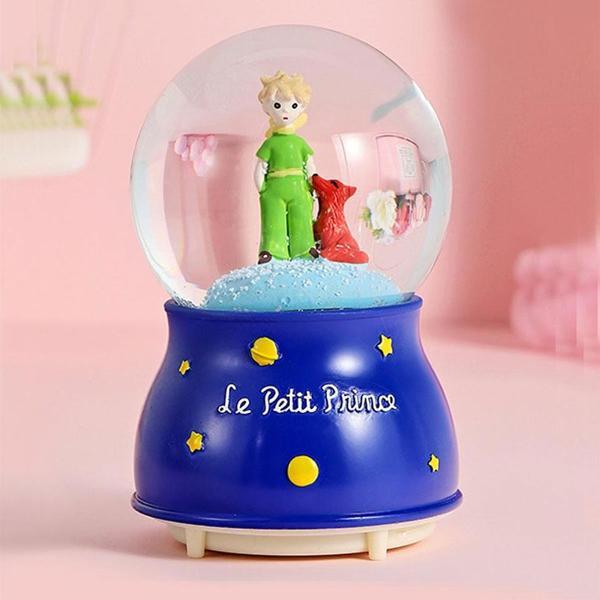 Küçük Boy Küçük Prens Kar Küresi Işıklı 6.5 cm - Image 1
