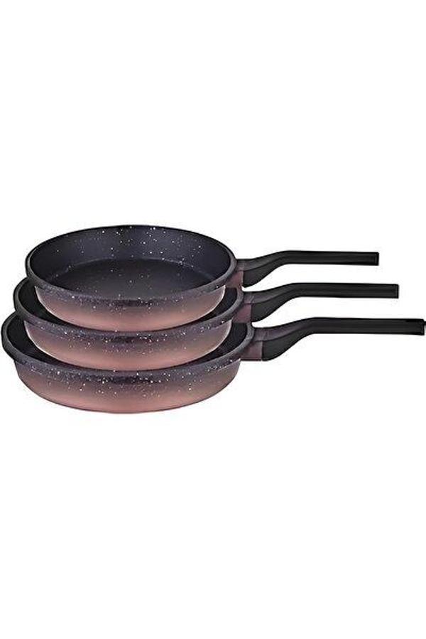 özkent k-536 sirius  döküm granit 3 lü tava seti - Image 1