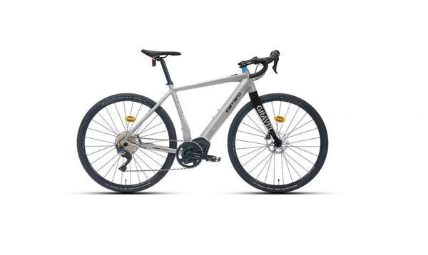 CARRARO GRAVEL GE 5.0 ELEKTRİKLİ BİSİKLET 580H HD 28 JANT 11 VİTES MAT GÜMÜŞ SİYAH MAVİ - Image 1