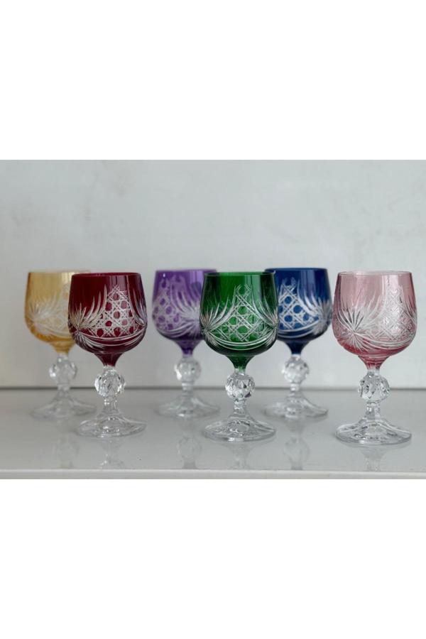 Bohemia kristal kahve yanı su bardağı 150 cc 6 adet - Image 1