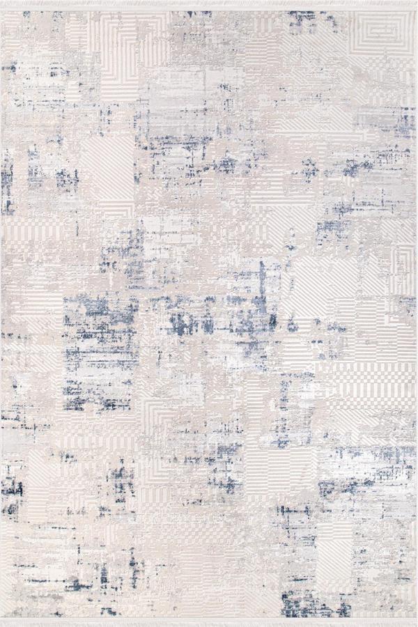 Verrino Halı Rose 01 Mavi Serisi Akrilik Salon Oturma Yatak Odası Halısı - Image 1