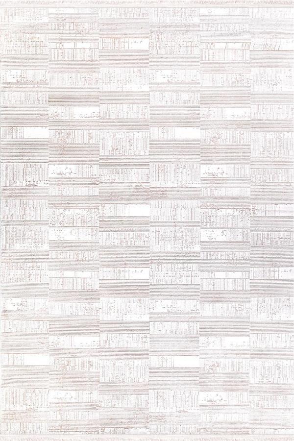 Verrino Halı Rose 03 Beyaz Serisi Akrilik Salon Oturma Yatak Odası Halısı - Image 1