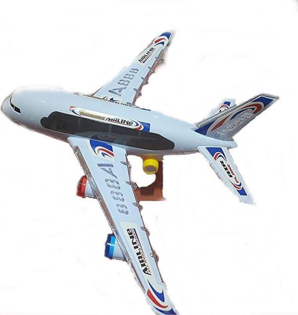 Can Ali Toys Air Bus Büyük Boy Pilli Işıklı Müzikli Uçak CNL-A330 - Image 1