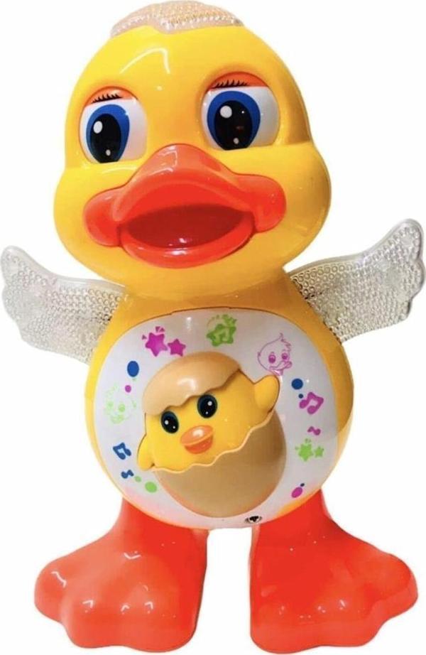 Can Ali Toys Pilli Işıklı Müzikli Danscı Ördek Oyuncak CNL-6668 - Image 1