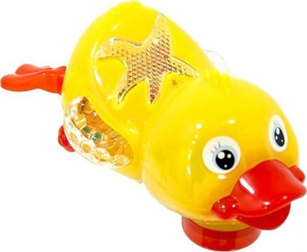 Canali Toys Kutulu Pilli Sürünen Ördek CNL-6666-1, Işıklı Müzikli Hareket Eden Ördek - Image 1