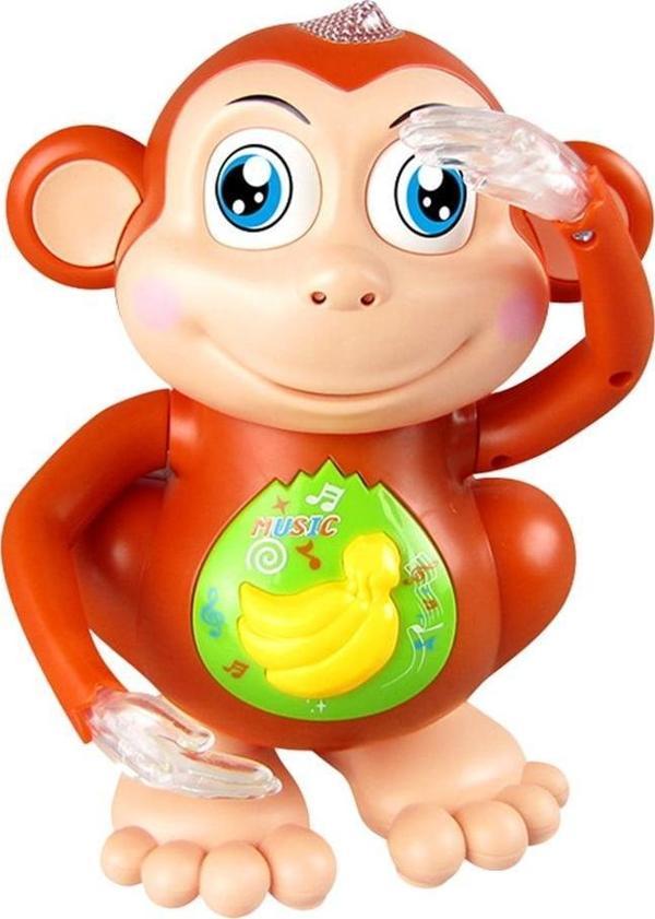 CANALİ Toys Pilli Işıklı Sesli Kukuli YJ-3030, Dans Eden Işıklı Sesli Kukuli Robot - Image 1