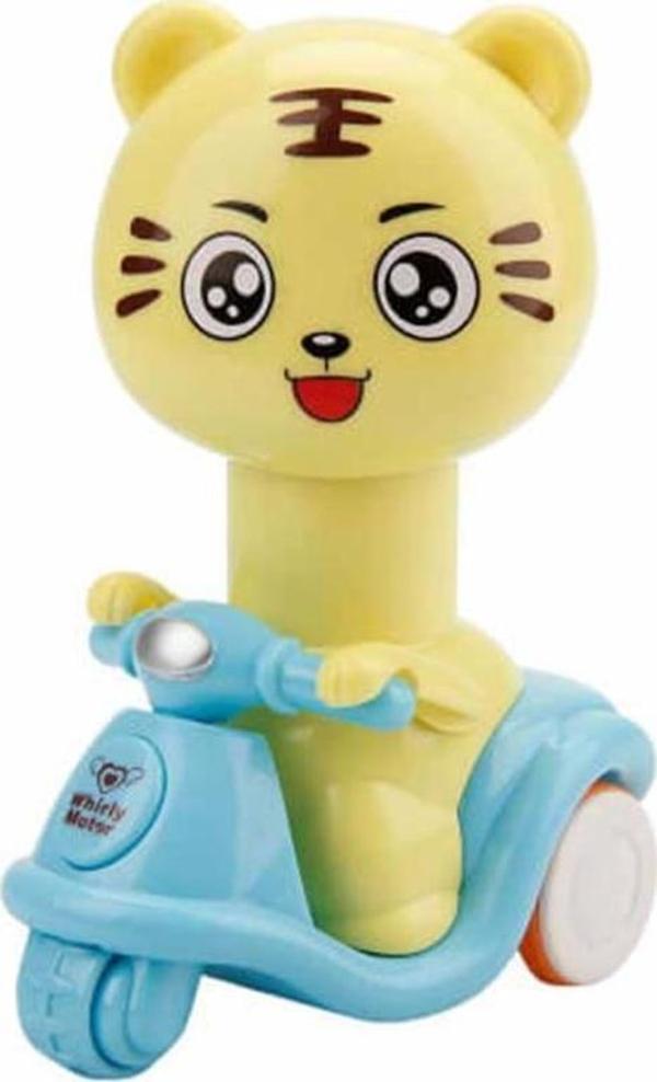 Sevimli Hayvan Kafalı Bas Git Motorsikletli Emojiler - Image 1
