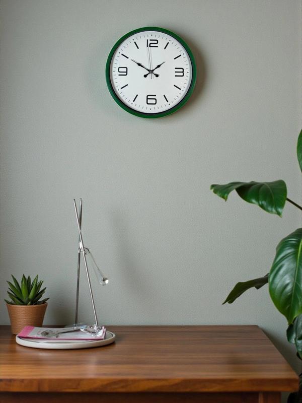 Zentime 36 Cm Yeşil Dekoratif Duvar Saati - Image 1