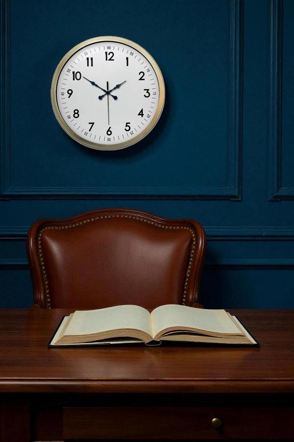 Zentime 40 Cm Eskitme Vintage Duvar Saati - Image 1